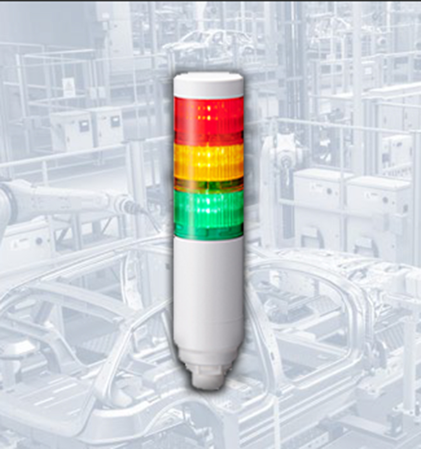 Torrette di Segnalazione a LED con Connettore M12: installazione rapida e sicura